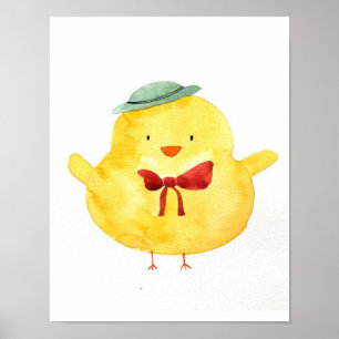 Chicken Painting Framed Gallery Poster