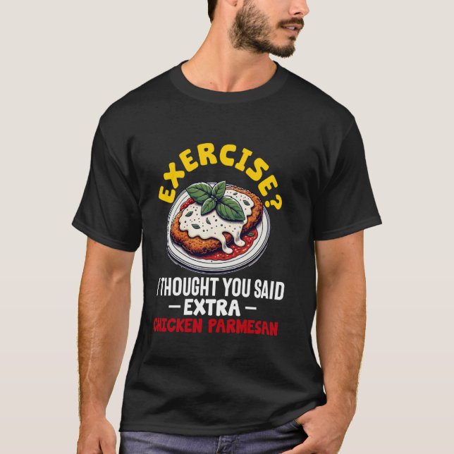 Chicken Parmesan Parm Parmigiana Italian Food Love T-Shirt (Front)