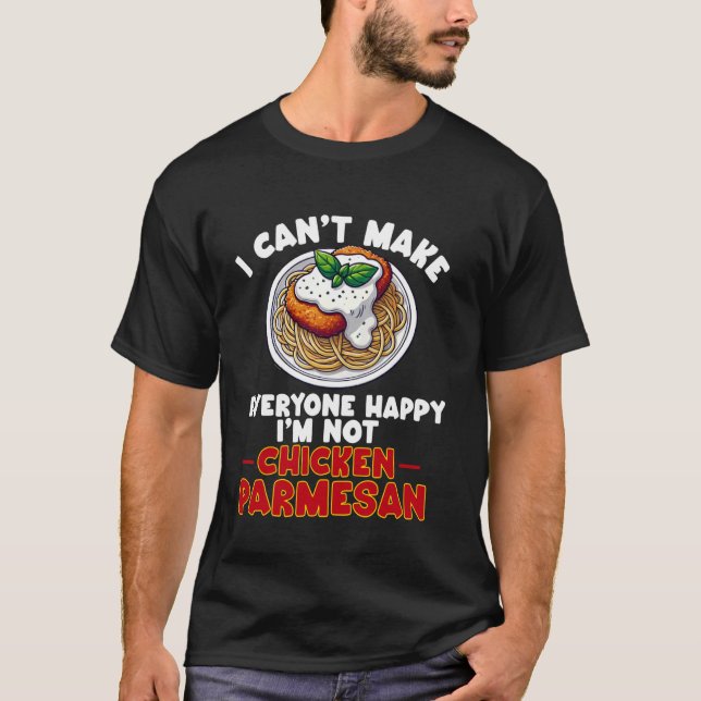 Chicken Parmesan Parm Parmigiana Italian Food Love T-Shirt (Front)