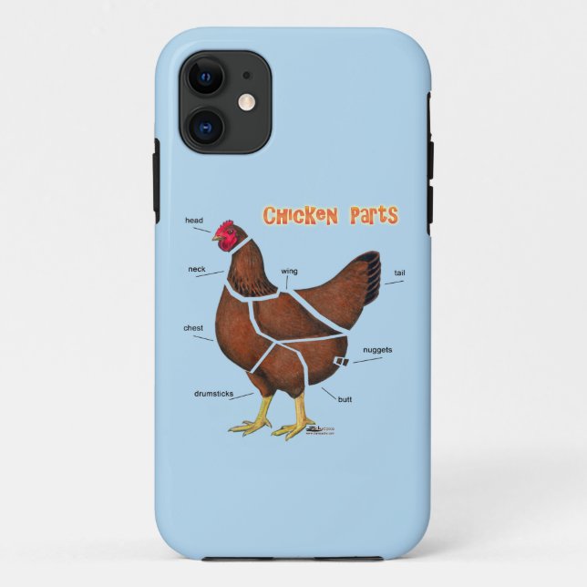 Chicken Parts Case-Mate iPhone Case (Back)
