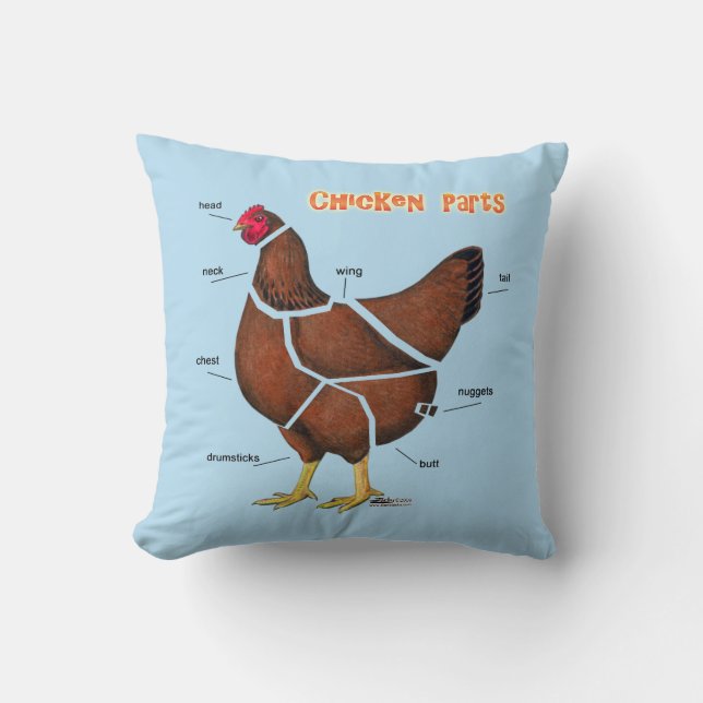 Chicken Parts Cushion (Front)