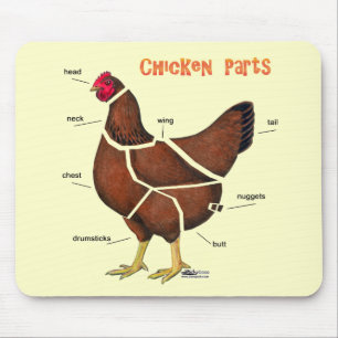 Chicken Parts Mouse Mat