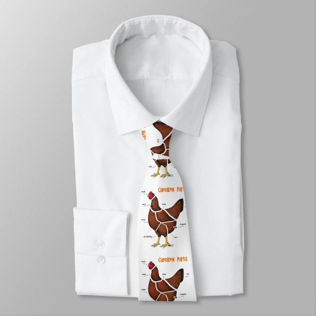 Chicken Parts Tie (Tied)