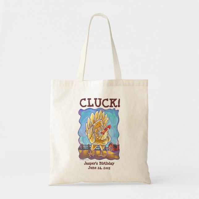 Chicken Party Centre Tote Bag (Front)