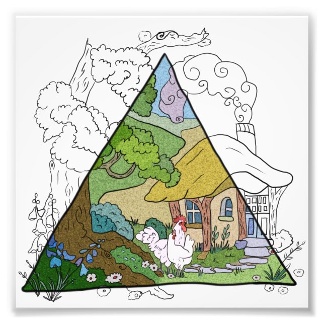 chicken photo print (Front)