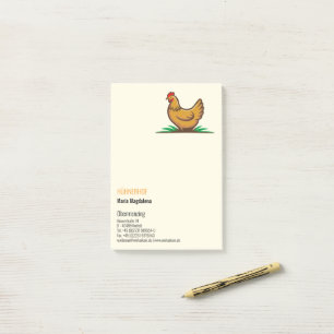Chicken post-it notes