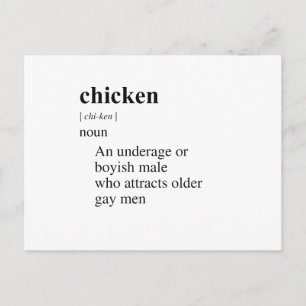 CHICKEN POSTCARD