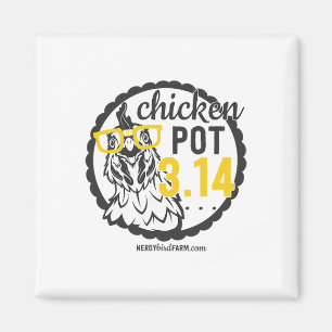 Chicken Pot 3.14 Magnet
