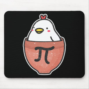 Chicken Pot Pi Day Funny Math Teacher Mathematics  Mouse Mat