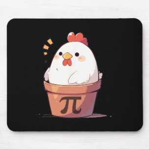 Chicken Pot Pi Day Men Women Kids Math Teacher Gif Mouse Mat