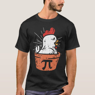 Chicken Pot Pi Day Pie Math Geek 3new14 T-Shirt