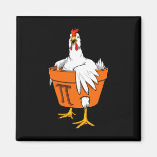 Chicken Pot Pi Day T Shirt Gift Men Women Kids Mat Magnet