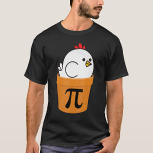 Chicken Pot Pi Funny Math Day 2 T-Shirt