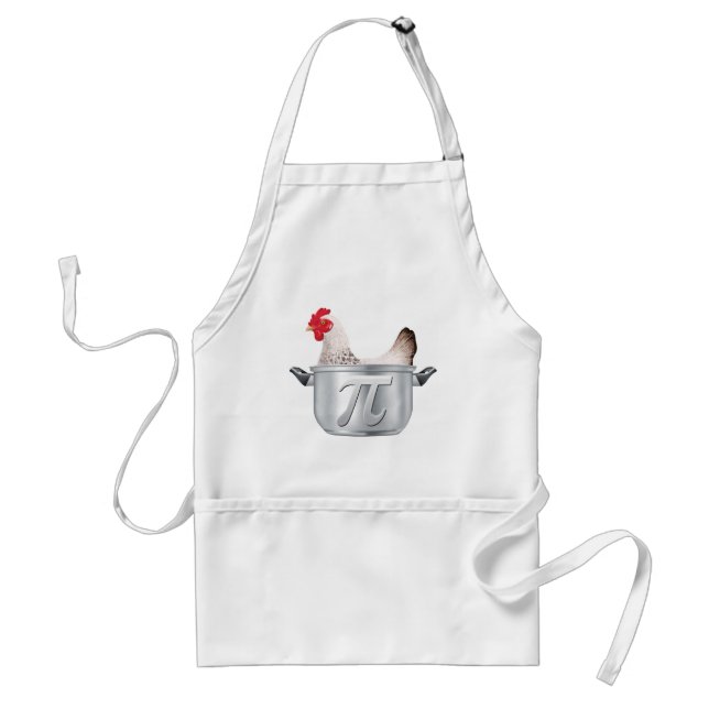chicken pot pi - Funny Math Standard Apron (Front)