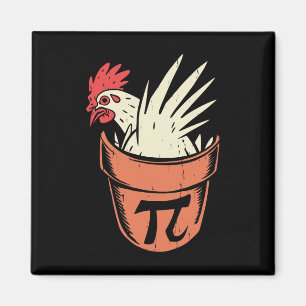 Chicken Pot Pi Funny Math Teacher Pun Pi Day Magnet
