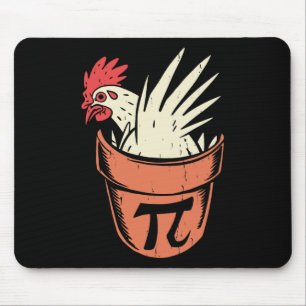 Chicken Pot Pi Funny Math Teacher Pun Pi Day Mouse Mat