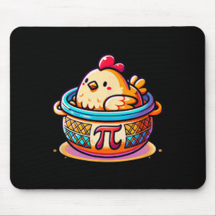 Chicken Pot Pi Funny Pi Day Math Mouse Mat