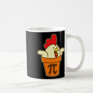 Chicken Pot Pi Geek Pie Mathematics Pun Funny  Coffee Mug
