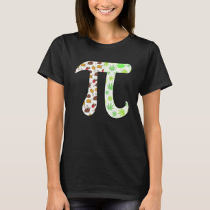 Chicken Pot Pi  Math Day Pi Day 3 14 Math Pun Weed T-Shirt