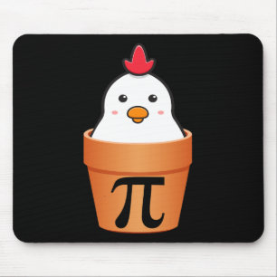 Chicken Pot Pi Pi Day Vintage Retro Math Lover 2  Mouse Mat
