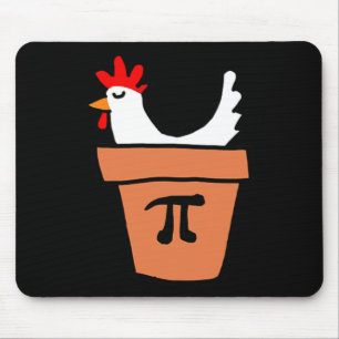 Chicken Pot Pie Funny Math Lover Pun Pi Day Studen Mouse Mat