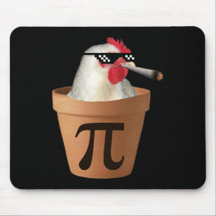 Chicken Pot Pie Funny Math Pi Day Mouse Mat
