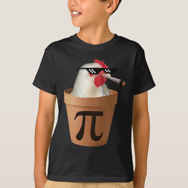 Chicken Pot Pie Funny Math Pi Day  T-Shirt (Front)