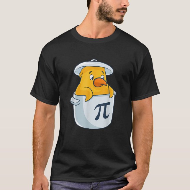 Chicken Pot Pie National Pi Day Pun Math Numbers M T-Shirt (Front)