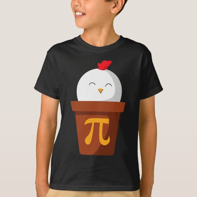 Chicken Pot Pie Pi Day T Shirt Math Teachers Gift  (Front)
