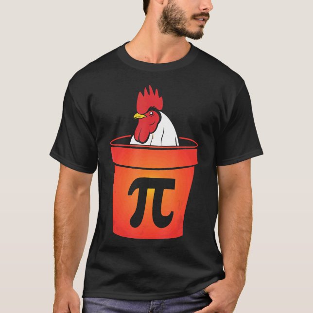 Chicken Pot Pie Pot Pi    Math Pie T-Shirt (Front)