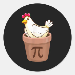 Chicken Pot Pie Three Of My Favourite Things Funny Classic Round Sticker
