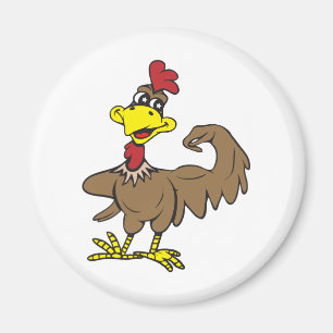 Chicken Power! Customisable! Magnet