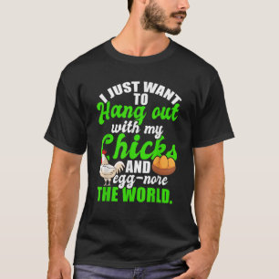 Chicken Pullet Wings Egg Poultry T Shirt