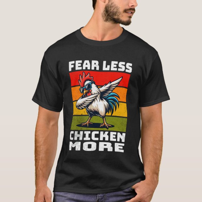 Chicken Retro Chicken T-Shirt (Front)