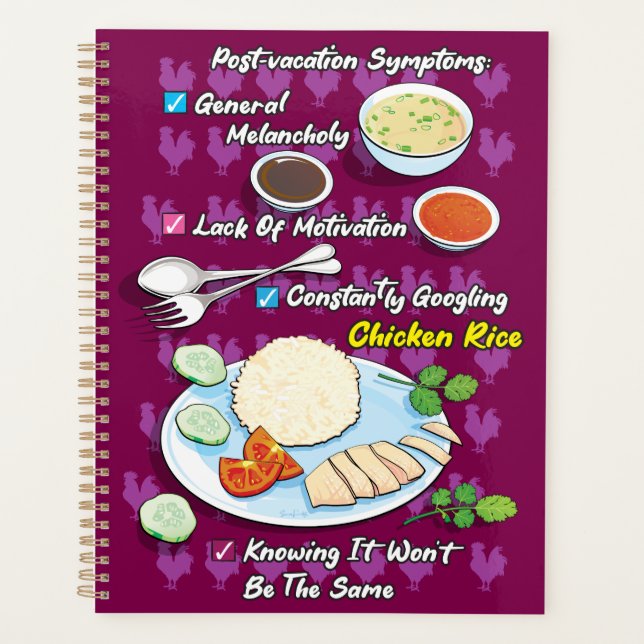 Chicken Rice Craze Planner (Front)