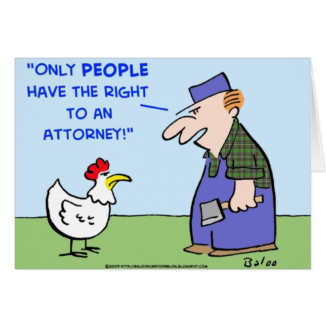 CHICKEN RIGHT ATTORNEY (Front Horizontal)