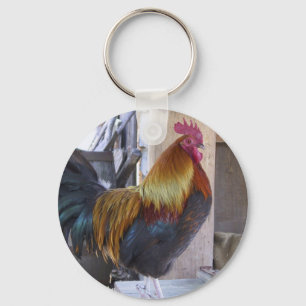 CHICKEN/rooster Key Ring