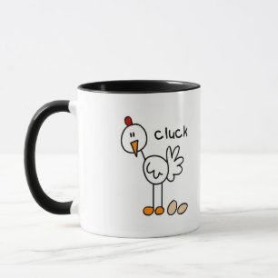 Chicken Says Cluck T-shirts and Gifts Mug