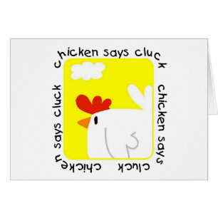 Chicken Says Cluck Tshirts and Gifts