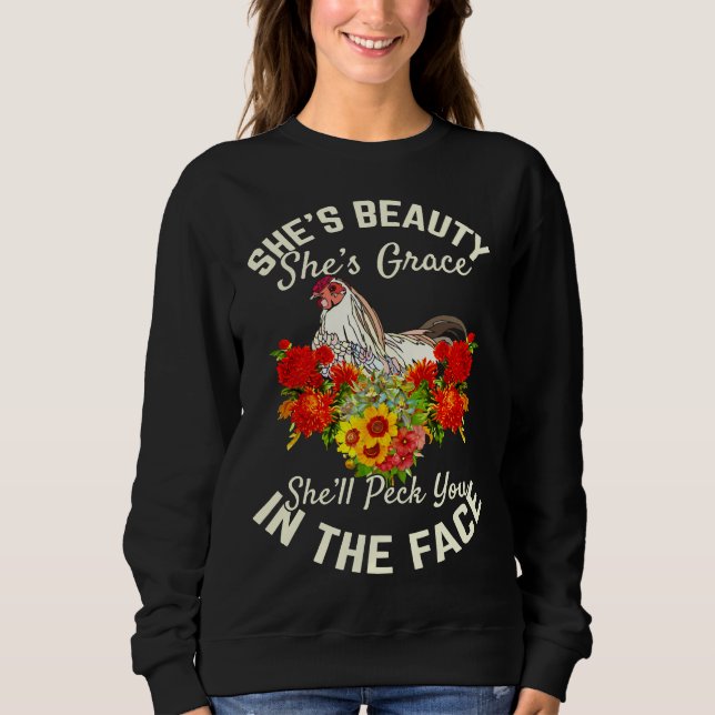 Chicken She s  Sweatshirt (Front)