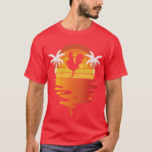 Chicken shirt 70s vintage retro sunset Chickenee v