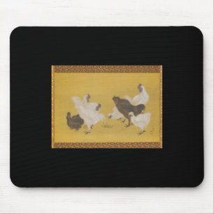 Chicken Silkie Silky Design Art Mouse Mat