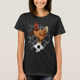 Chicken Soccer Soccer Player Sports _1 T-Shirt