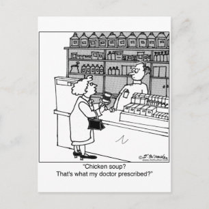 Chicken Soup Is My Prescription? Postcard