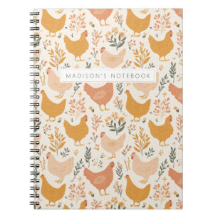 Chicken Spiral Photo Notebook