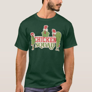 Chicken Squad Poultry Farmer Clothes & Chicken Fa T-Shirt