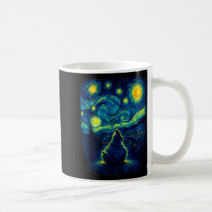 Chicken Starry Funny Night Van Gogh Farm Lover Gir Coffee Mug