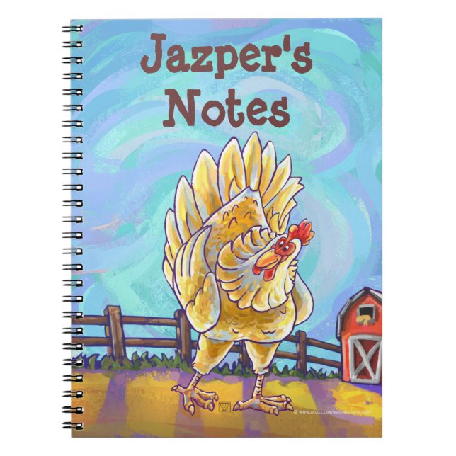 Chicken Stationery Notebook (Front)
