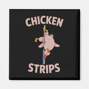 Chicken Strips Funny Silly Dancing Chicken Rbeque Magnet