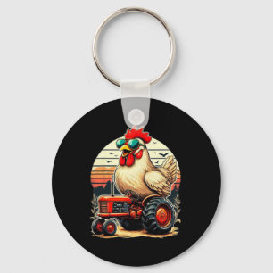 Chicken Sungles Animal Farm Funny For Farmer Men W Key Ring